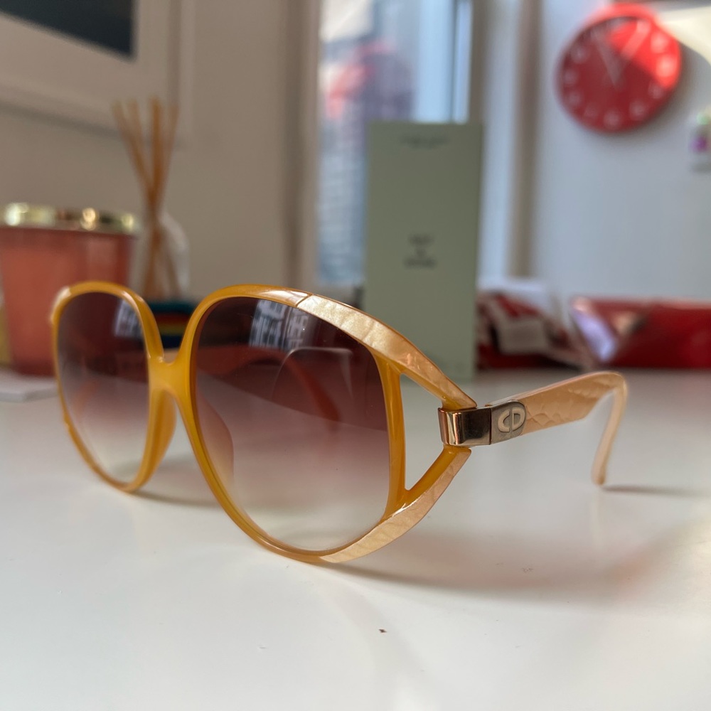 Vintage 70’s Christian Dior Oversized Sunglasses made in Germany